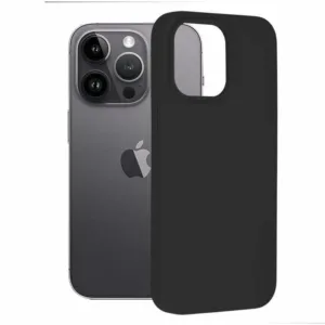 iPhone 14 Pro Max Силиконов калъф Черен Soft Edge