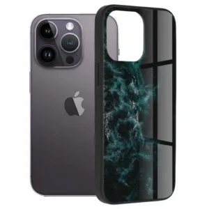 iPhone 14 Pro Max Противоударен калъф Blue Nebula Glaze