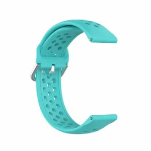 Силиконова каишка за часовник 20mm Тюркоазена W004