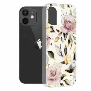 iPhone 12/12 Pro Силиконов калъф Chloe White Marble