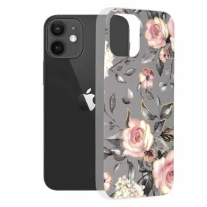 iPhone 12/12 Pro Силиконов калъф Bloom of Ruth Gray