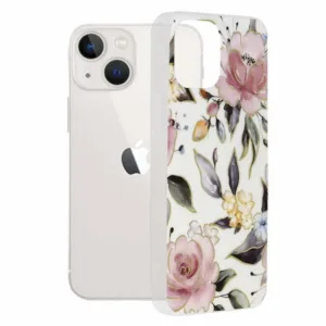 iPhone 13 Mini Силиконов калъф Chloe White Marble