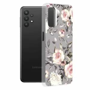 Samsung Galaxy A32 5G Силиконов калъф Bloom of Ruth Gray