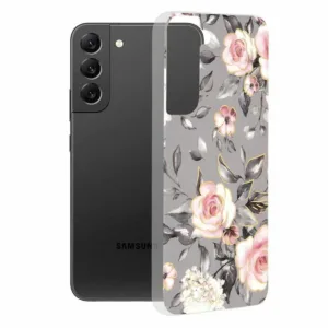 Samsung Galaxy S22 Plus Силиконов калъф Bloom of Ruth Gray
