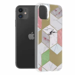 iPhone 11 Силиконов калъф Purple Hex
