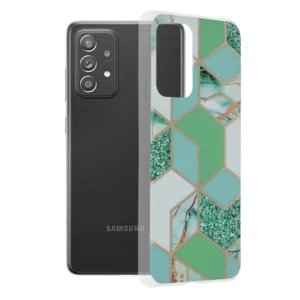 Samsung Galaxy A52/A52s Силиконов калъф Green Hex