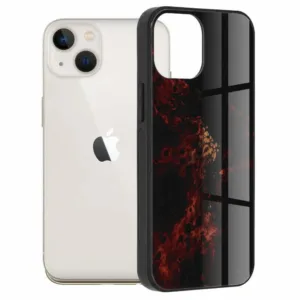 iPhone 13 Mini Противоударен калъф Red Nebula Glaze