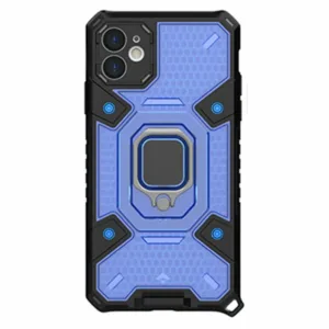 iPhone 12 Противоударен калъф Honeycomb син