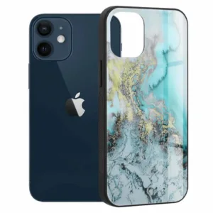 iPhone 12 Mini Противоударен калъф Blue Ocean Glaze