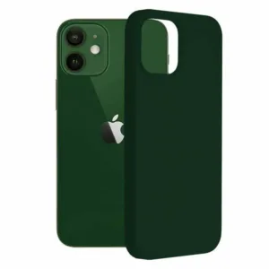 iPhone 12/12 Pro Силиконов калъф Тъмно Зелен Soft Edge