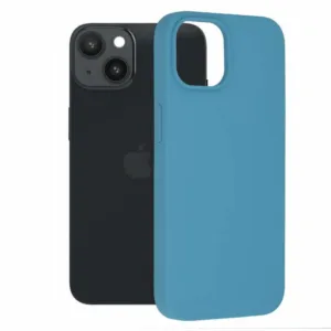 iPhone 14 Силиконов калъф Soft Edge Син