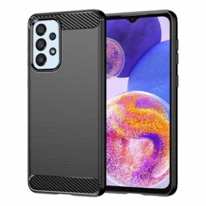 Samsung Galaxy A23 Силиконов калъф Carbon Черен цвят