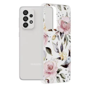Samsung Galaxy A33 5G Силиконов калъф Chloe White Marble