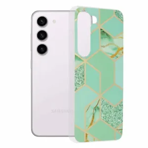 Samsung Galaxy S23 Силиконов калъф Green Hex