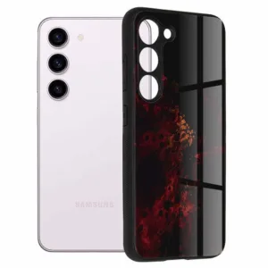 Samsung Galaxy S23 Противоударен калъф Red Nebula Glaze