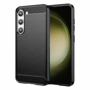 Samsung Galaxy S23 Plus Силиконов калъф Carbon Черен цвят