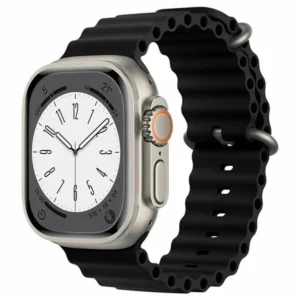 Apple Watch Силиконова каишка за часовник Черна W038