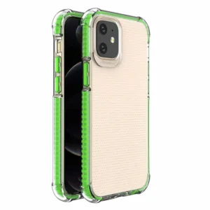 iPhone 12 Mini Силиконов калъф Зелена рамка