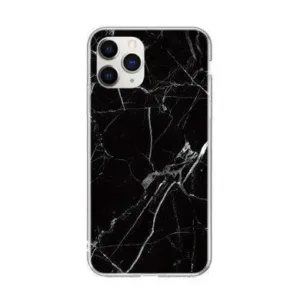iPhone 11 Pro Max Силиконов калъф Мрамор Черен