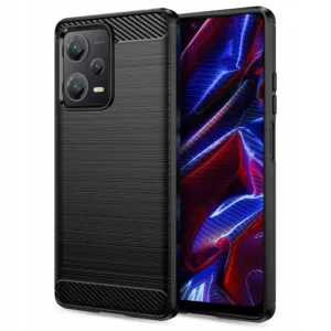 Xiaomi Redmi Note 12 5G/Poco X5 Силиконов калъф Carbon Черен