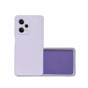 Xiaomi Redmi 12 Pro 5G Силиконов Калъф Лилав С Микрофибърна Вътрешност