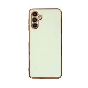 Samsung Galaxy A13 5G/А04s Силиконов калъф със Златна Рамка