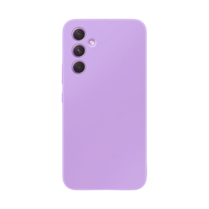 Samsung Galaxy A54 5G Силиконов Калъф Лилав С Микрофибърна Вътрешност