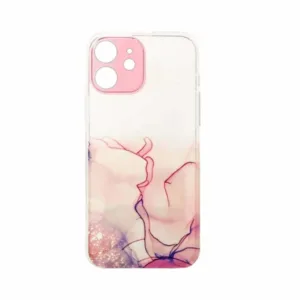 iPhone 12 Силиконов калъф Pink Marble Case