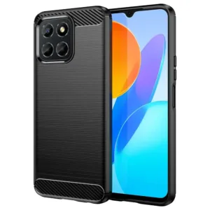 Honor 70 Lite Силиконов калъф Черен цвят Carbon
