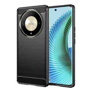 Honor Magic 6 Lite Силиконов калъф Черен цвят Carbon