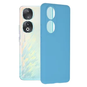 Honor 90 Силиконов калъф Син Soft Edge
