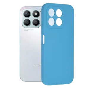 Honor X8b Силиконов Матов Калъф Син Soft Edge