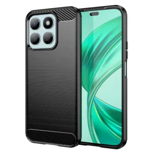 Honor X8b Силиконов калъф Черен цвят Carbon