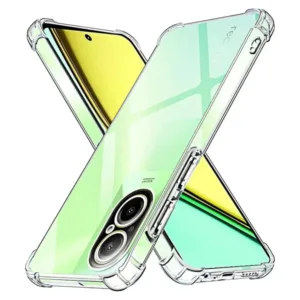 Realme C67 Силиконов калъф Удароустойчив Прозрачен цвят