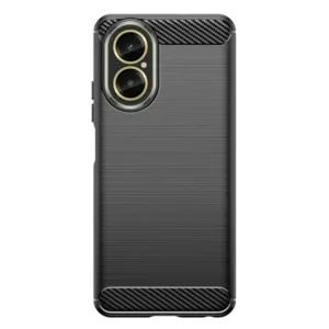 Realme C67 Силиконов калъф Черен цвят Carbon