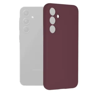 Samsung Galaxy A55 5G Силиконов Матов Калъф Бордо Soft Edge