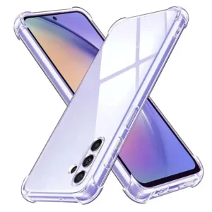Samsung Galaxy A55 5G Силиконов калъф Удароустойчив Прозрачен цвят