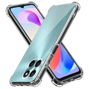 Honor X6a Силиконов калъф Удароустойчив Прозрачен цвят