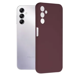 Samsung Galaxy A14 Силиконов Матов Калъф Бордо Soft Edge