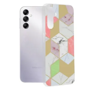 Samsung Galaxy A14 Силиконов калъф Purple Hex