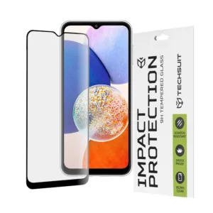 Samsung Galaxy A14 Стъклен Протектор С Черен кант
