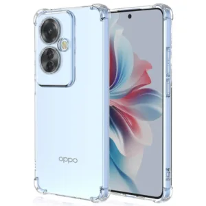 Oppo Reno 11F 5G Силиконов калъф Удароустойчив Прозрачен цвят