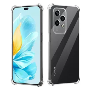 Honor 200 Lite Силиконов кейс Удароустойчив Прозрачен цвят