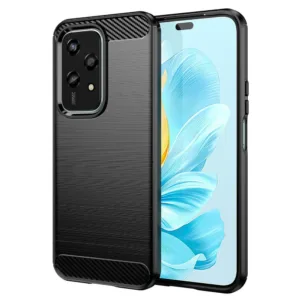 Honor 200 Lite Силиконов кейс Черен цвят Carbon