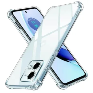 Motorola Moto G84 Силиконов калъф Удароустойчив Прозрачен цвят