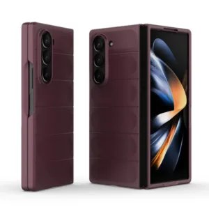 Samsung Galaxy Z Fold 6 Силиконов калъф Magic Shield Противоударен кейс Бордо