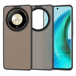 Honor Magic 6 Lite Силиконов калъф HaloFrost Series черен