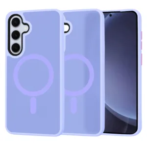 Samsung Galaxy S25 Plus Силиконов калъф HaloFrost Series лилав