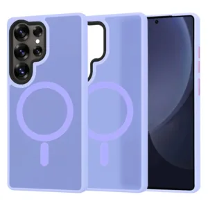 Samsung Galaxy S25 Ultra Силиконов калъф HaloFrost Series лилав