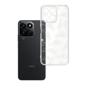Силиконов калъф за Honor 200 Smart Прозрачен цвят Блестящ